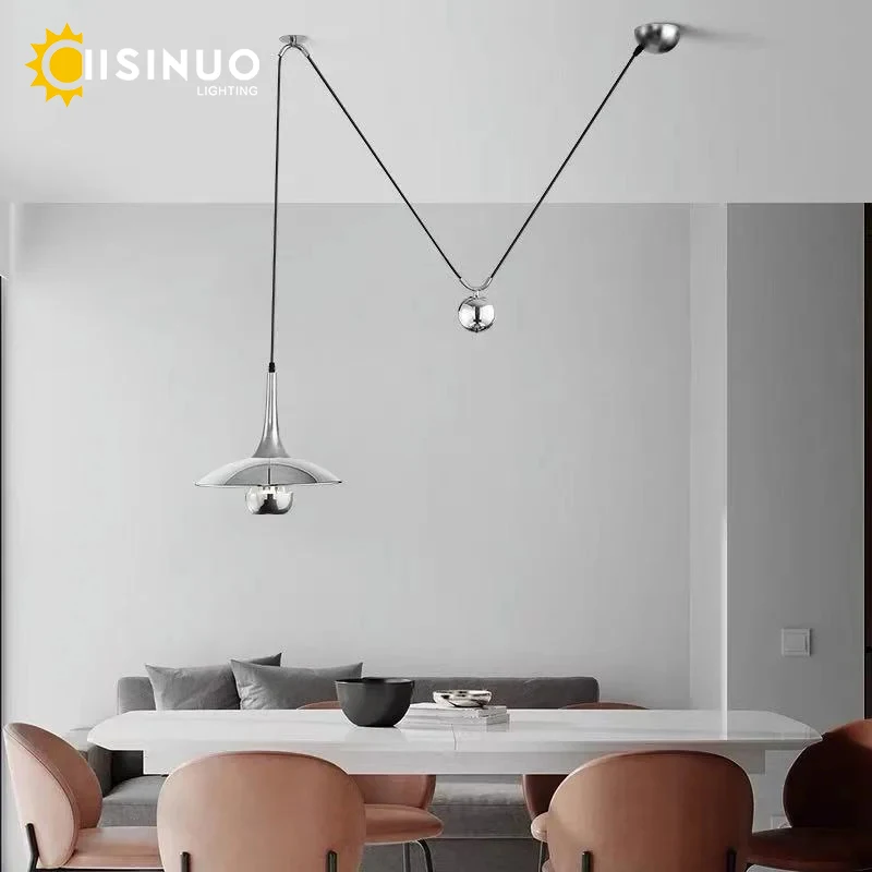 altura ajustavel led pendant light ufo minimalista iluminacao pendente de elevacao para sala de jantar em casa 01