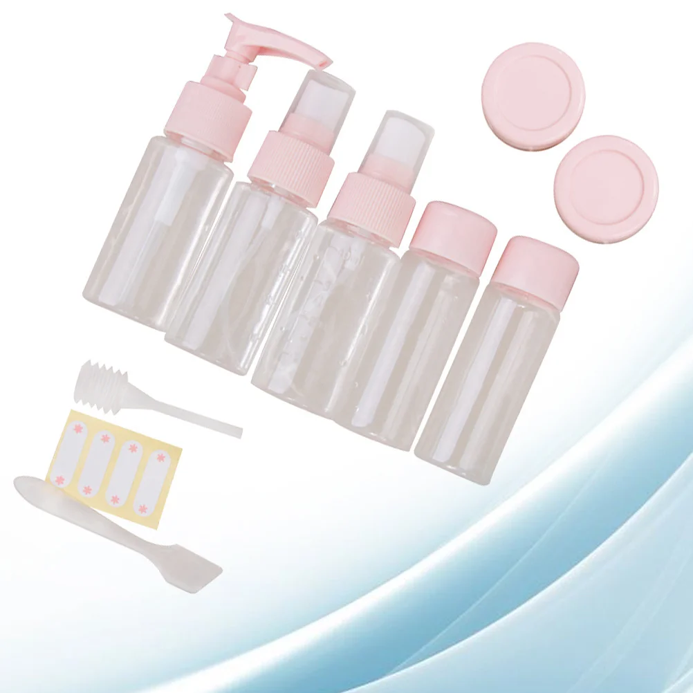 1Set Kosmetik Subverpackung Flasche Rosa Wiederverwendbare Nachfüllbare Reise Spray Flüssigkeit Container Spender Make-Up Zubehör