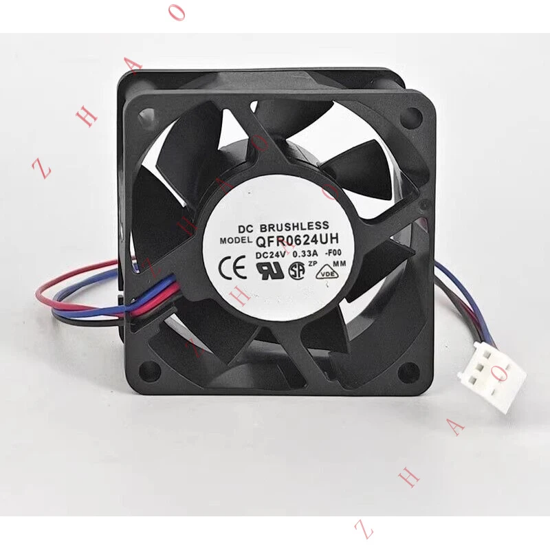 

Z for Delta BRUSHLESS QFR0624UH DC24V 0.33A 6025 6cm 3pin Cooling Fan MODEL