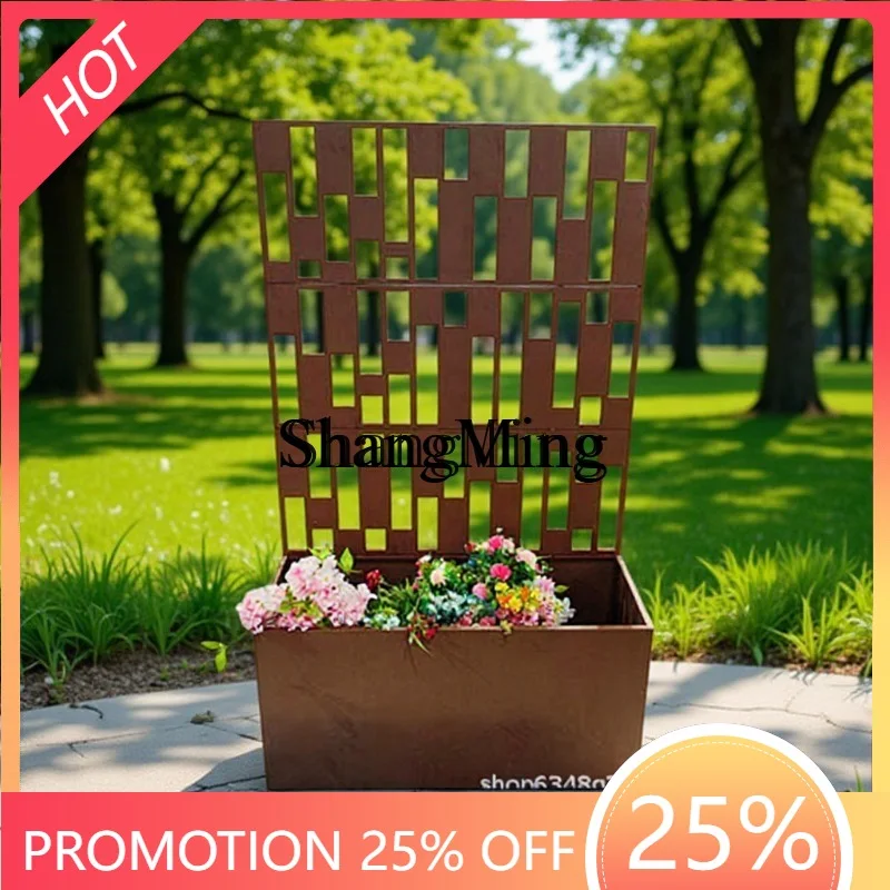 

FG good-looking planting box barrier screen decorative screen flower box climbing frame