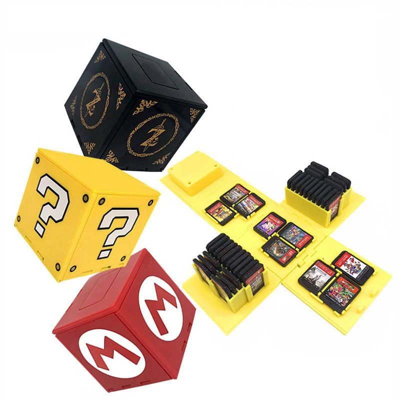 Games Storage Case Compatible for Nintendo Switch-Video game card protection hard shell portable storage box 16 bit/41 bit slot