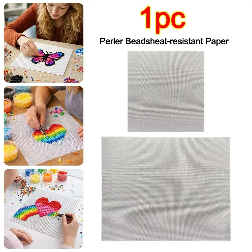 35*25cm Perler Beads Baking Cloth Handmade DIY Accessories Perler Beadsheat-resistant Paper Transparent Heat Press Paper