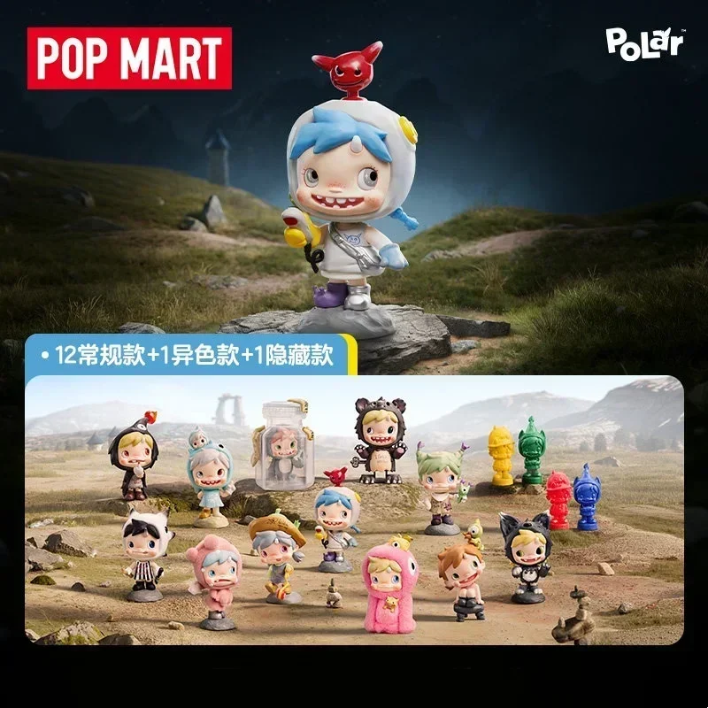

POP MART POLAR Monster Village Series Blind Box Toys Kawaii Anime Action Figure Caixa Caja Surprise Mystery Box Dolls Girls Gift
