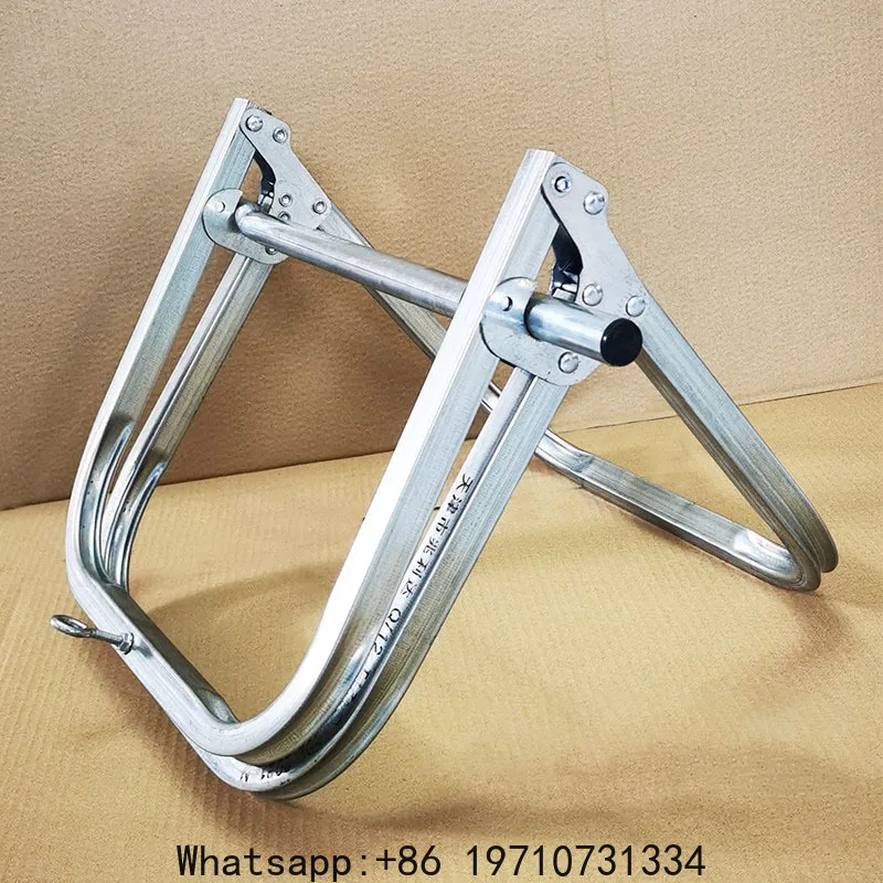 New Foldable Pay-Off Rack Wire Rack Dispenser Tangle-Free Single Axle Dispenser for FTTH Drop Cable, Network Ropes and Paracords