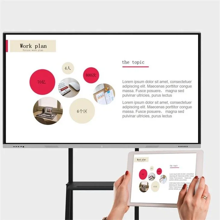Hot Selling 85-Inch All-in-One Touch Screen Interactive LCD  Multi-Touch For Meetings And Classrooms