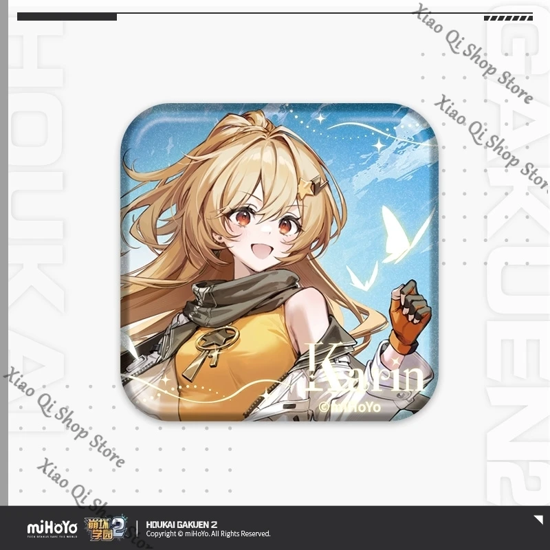 Houkai Gakuen 2 مع ضوء دافئ سلسلة مرافقة ambitus صفيح شارة مغناطيس الثلاجة الرسمي حقيقية جمع هدية