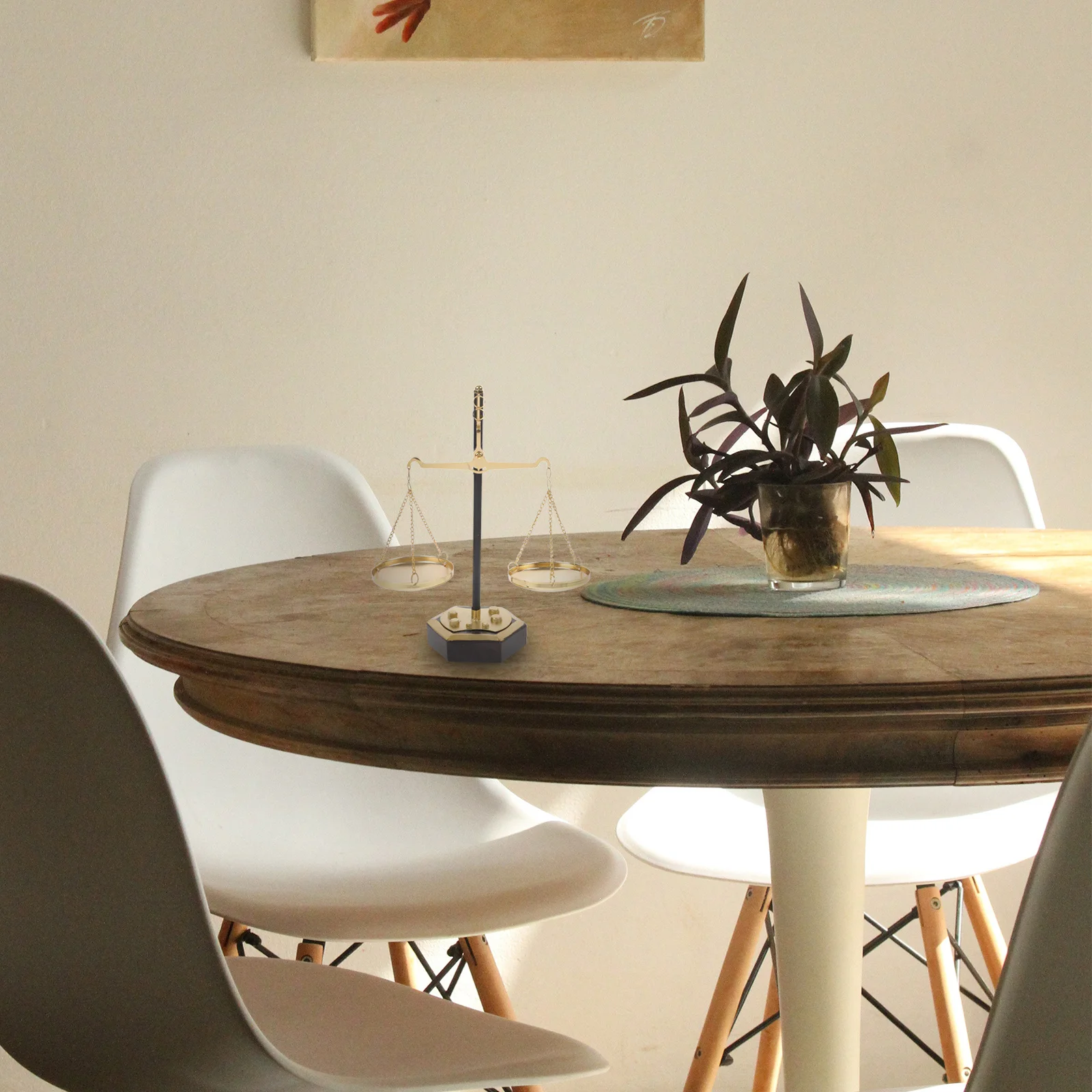 

Metal Balance Scale Desktop Decoration Vintage Table Libra Home Centerpiece Decorative Ornament Metal Balance Scale Decor