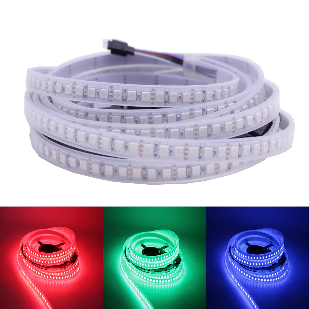 IP20 IP65 IP67 Tube waterproof LED Strip 5050 DC12V 24V 120LEDs/m Flexible LED Light Warm white/White RGB Neutral whiteLED Strip