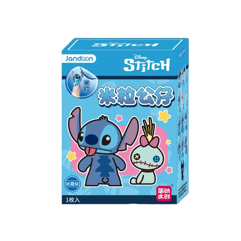 Lilo & Stitch Disney Jandoon Original กล่องตาบอด Angel Scrump ตุ๊กตาข้าว Grain Mini Action Figure ของเล่น Surprise เครื่องประดับของขวัญ
