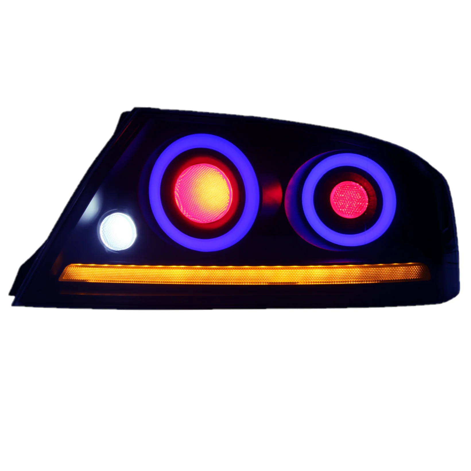 

Для Mitsubishi Lancer Evolution EX/EVO JDM 2001-2007 RGB задние фонари, прозрачные светодиодные автозапчасти, 12 В, Volta, совместимые 7 8 9 Gen