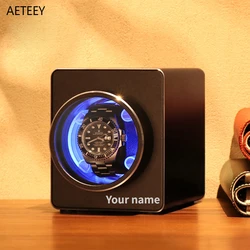 Automatic Mechanical Watch Winders Made of Aluminum Alloy Material Household Anti Magnetic Free Customization Name Watchwinder