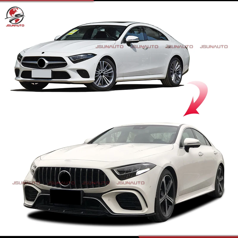

New Design CLS53 Upgrade GT63S Style Grill Body Kit For 18-23 Mercedes CLS 260 450 Front Bumper Rear Bumper Diffuser