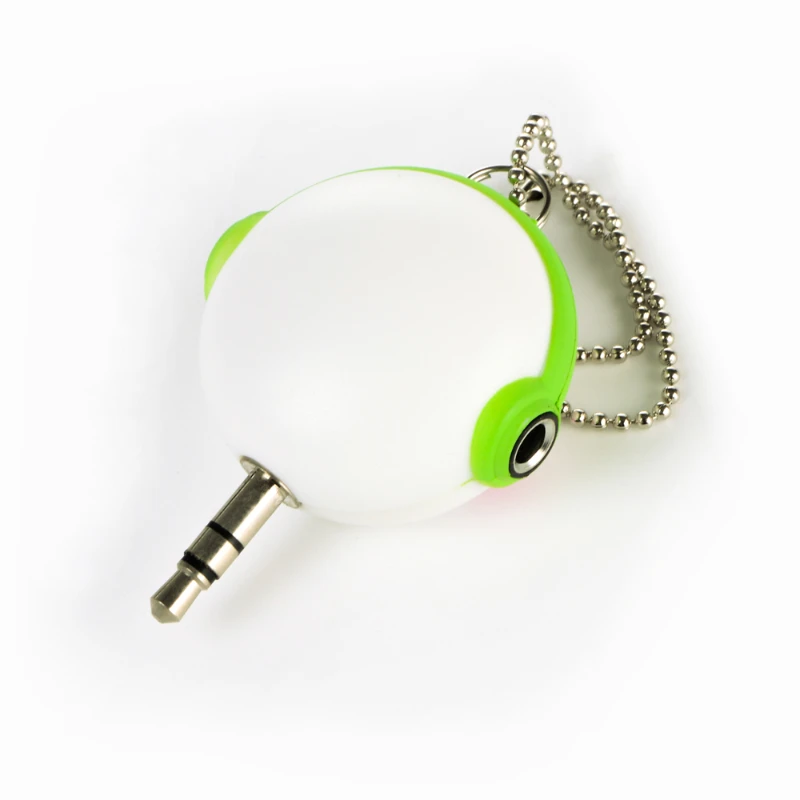 Cartoon Headset Deconcentrator One to two Music Sharing Device 3.5mm Anti Dust Plug Cell Phone Accessories For Iphone All Phone