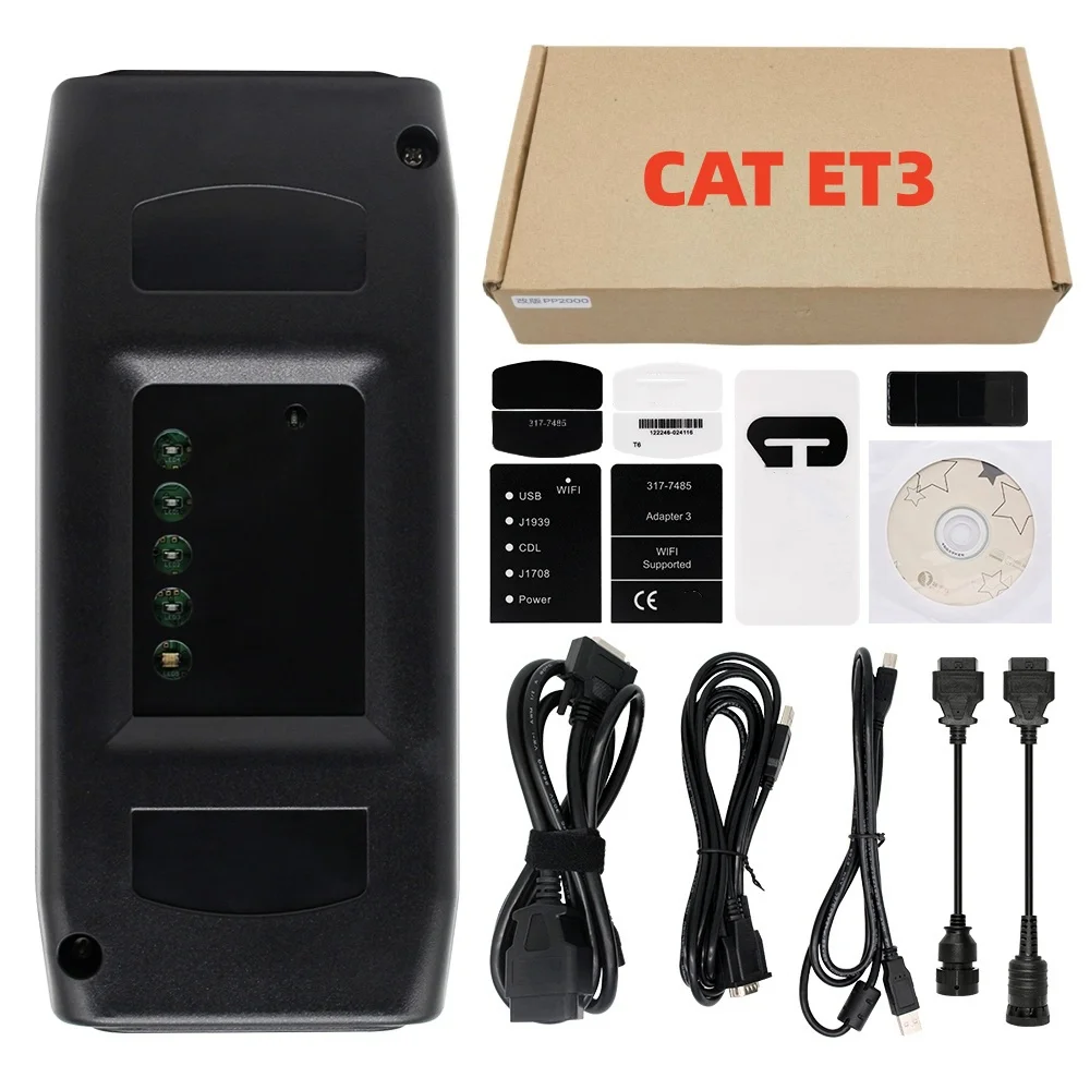 CA.T ET3 For Cater P1llar Communication Adapter3 For Truck Diagnostic Tool CA T ET 3 Heavy Duty Scanner ET3 OBD2 Diagnostic Tool