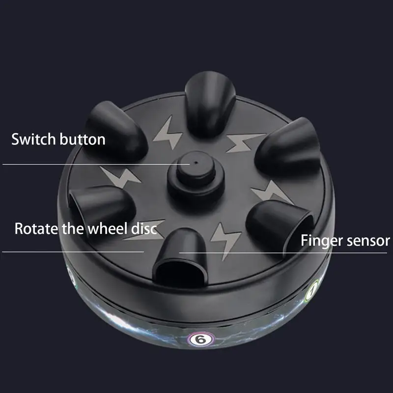 Roulette Lies Detector Six-Finger Lies Detector Finger Electric Shock Device Finger Shock Game Electric Shock Game for Shock