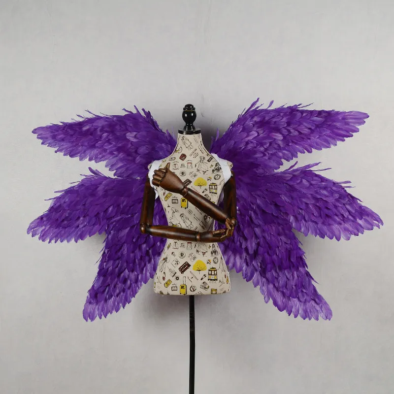 Comic Con cosplay catwalk wedding decoration feathers wings props
