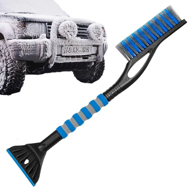 Car Snow Scraper Ice Scraper Snow Brush Detachable Snow Removal Tool Tough Window Snow Scraper Car Snow Removal Tools For Truck