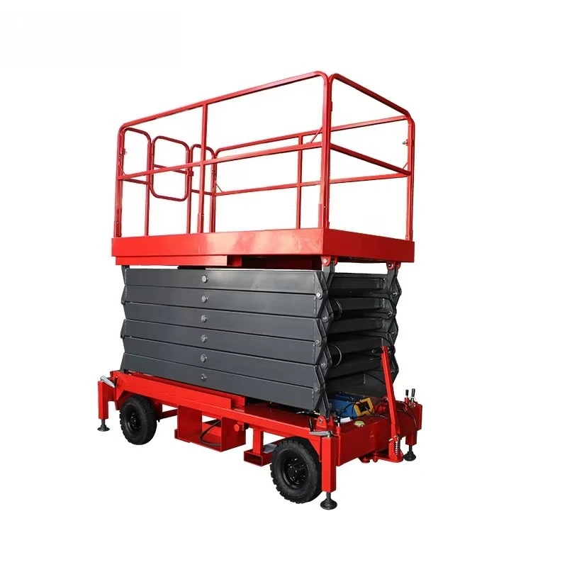 Tool Hanging Position Reserved Scissor Lift Unit Lifting Platform Convenient For Aerial Repair And Inspection