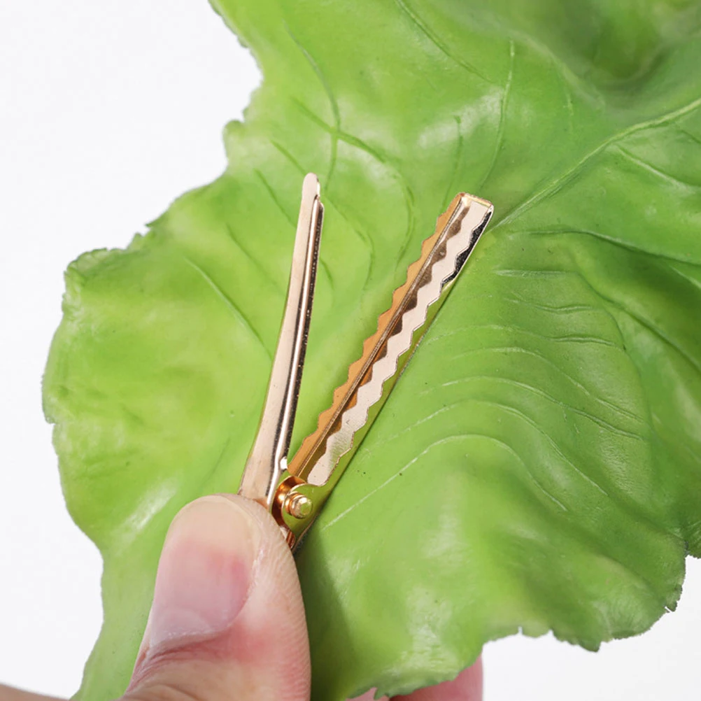 

2pcs Lettuce Hairpin Green Leaf Clips for Girls Lightweight Hair Accessories Women Novelty Barrette Resin Decorative Cute
