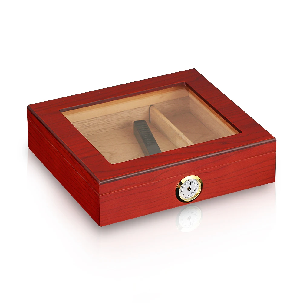 Charuto Cederhout Reizen Humidor Puro Doos Sigaar Case W/ Hygrometer Luchtbevochtiger Sigarenhumidor Box Voor Sigaren