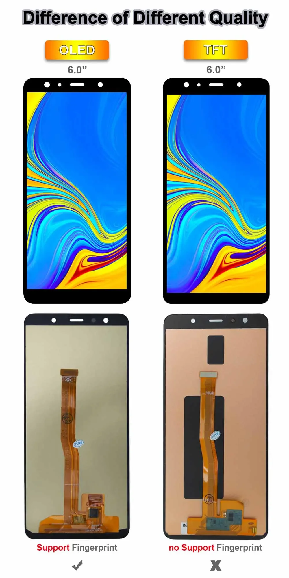 AMOLED LCD for Smsung Galaxy A7 2018 A750 LCD Display Touch Screen Digitizer for Samsung A7 A750F A750G A750X LCD With Frame