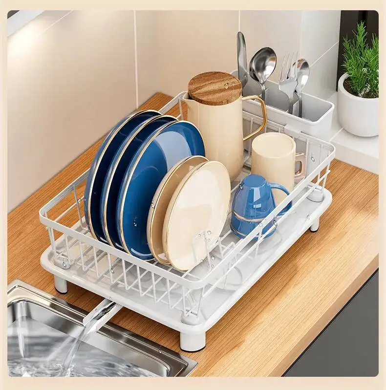 

Kitchen Dish Small Volume And Plate Rack, Sink, Multi-Functional Tableware Draining Bowl Storage Box