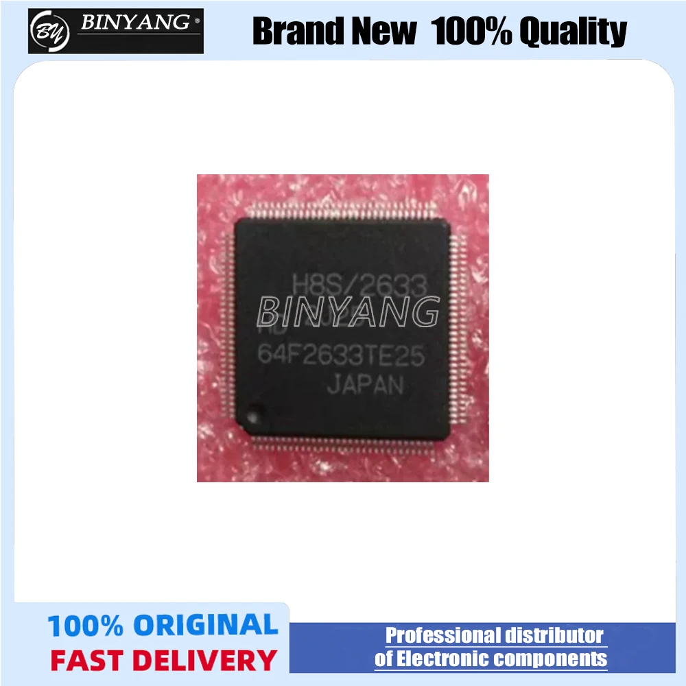 New original HD64F2633TE25 TQFP100 64F2633TE25 microcontroller chip