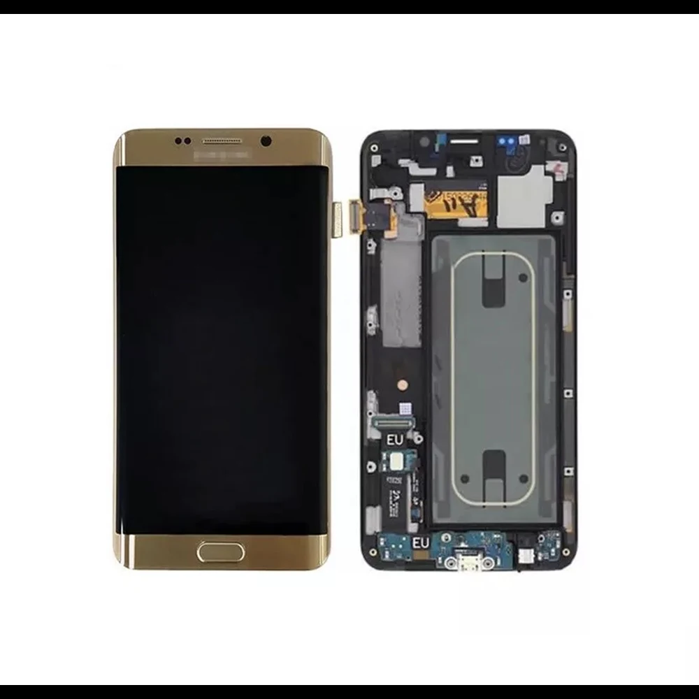 Super AMOLED For Samsung Galaxy S6 Edge Plus LCD Display Digitizer Assembly Parts For SM-G928 G928F Ultra HD Touch Screen