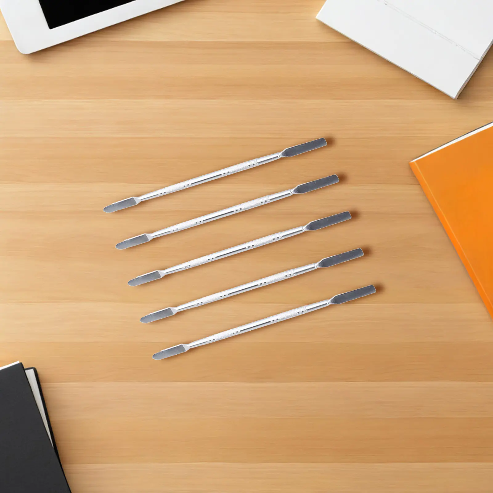 5Pcs Professional Spudger Set Stainless Steel Pry Tool for Phone Repair Tablet Disassembly Laptop Maintenance Compact