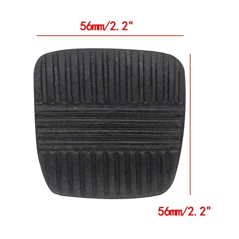 49751-NI010 2PCS U-132 Rub pad sleeve kit suitable for Nissan automobile clutch brake pedal rubber anti-skid foot pad