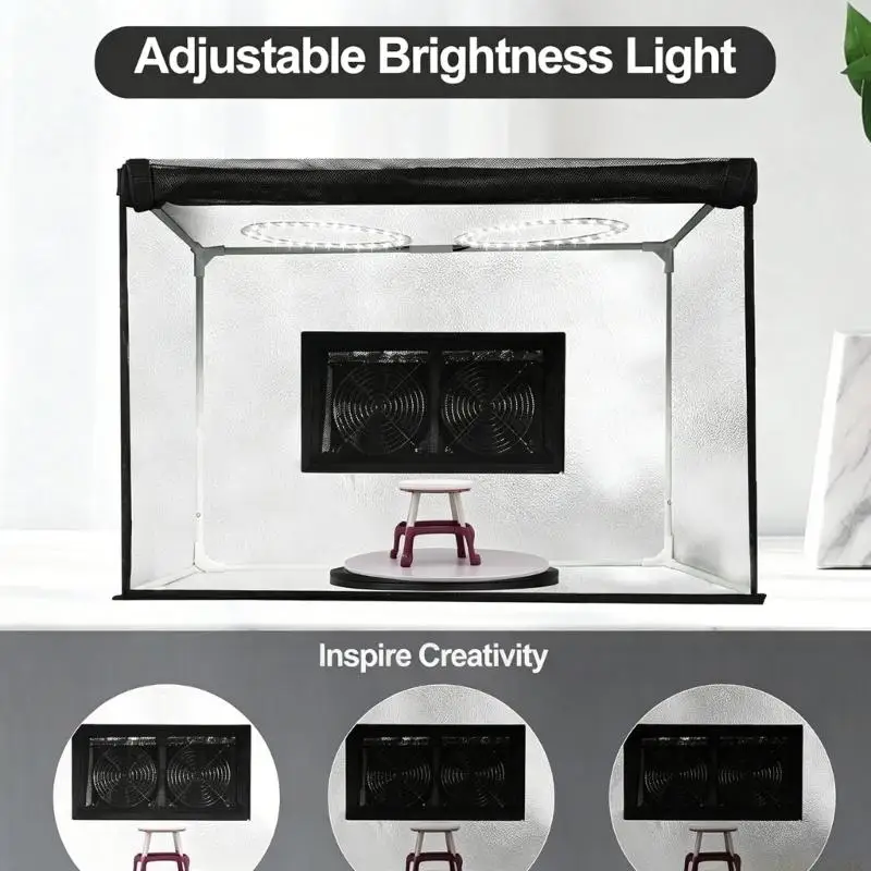 Portable Folding Paint Shelter For Art Crafts Offering Large Working Space And strong 420 Silver Material Construction