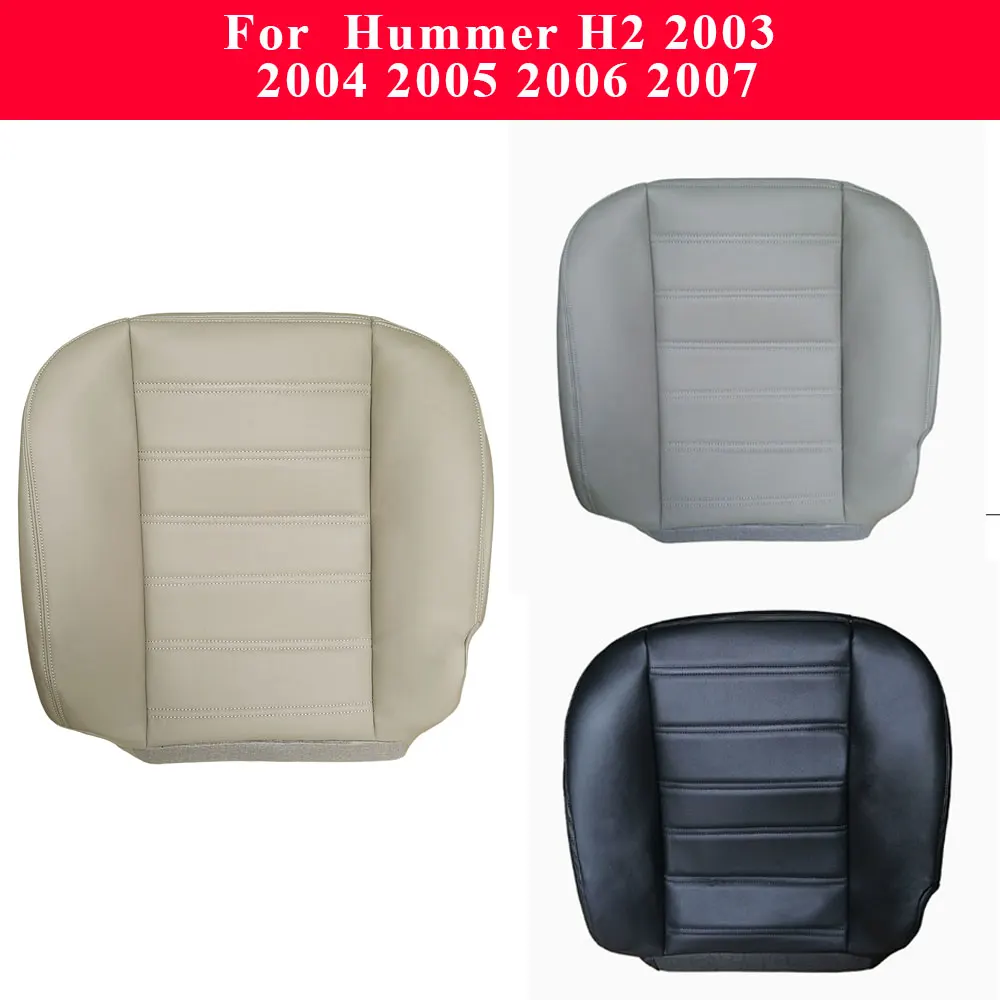 Für Hummer H2 2003 2004 2005 2006 2007 Mikrofaser-Leder Autositzbezug Maßgefertigte Sitzbezüge Linkslenker Unterteil