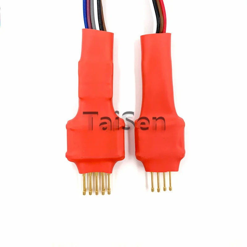Test Jig PCB Clip, 1.27/1.5/2.54/2.0mm Spring Pin, Universal Programmer Burn-in Fixture Accessories 2-10P 30mm Dupont Cable