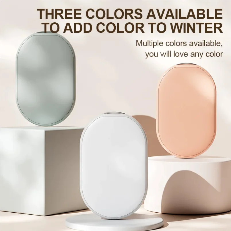 جهاز تدفئة محمول USB صغير قابل لإعادة الشحن، جهاز تدفئة محمول إبداعي سريع التسخين، نوع الشحن، بنك الطاقة للطقس البارد