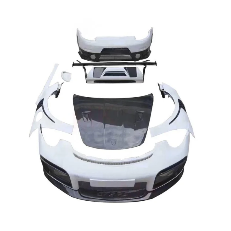 

Suitable for Porsche 911 991 GT2RS Modified Front Rear Bumper Hood Spoiler Leaf Large Surround
