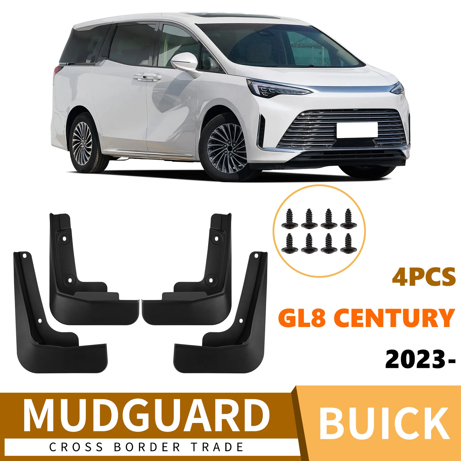 For Buick Century GL8 Century 2023-2025 car tire fender skin fender flares mud flaps car accessories