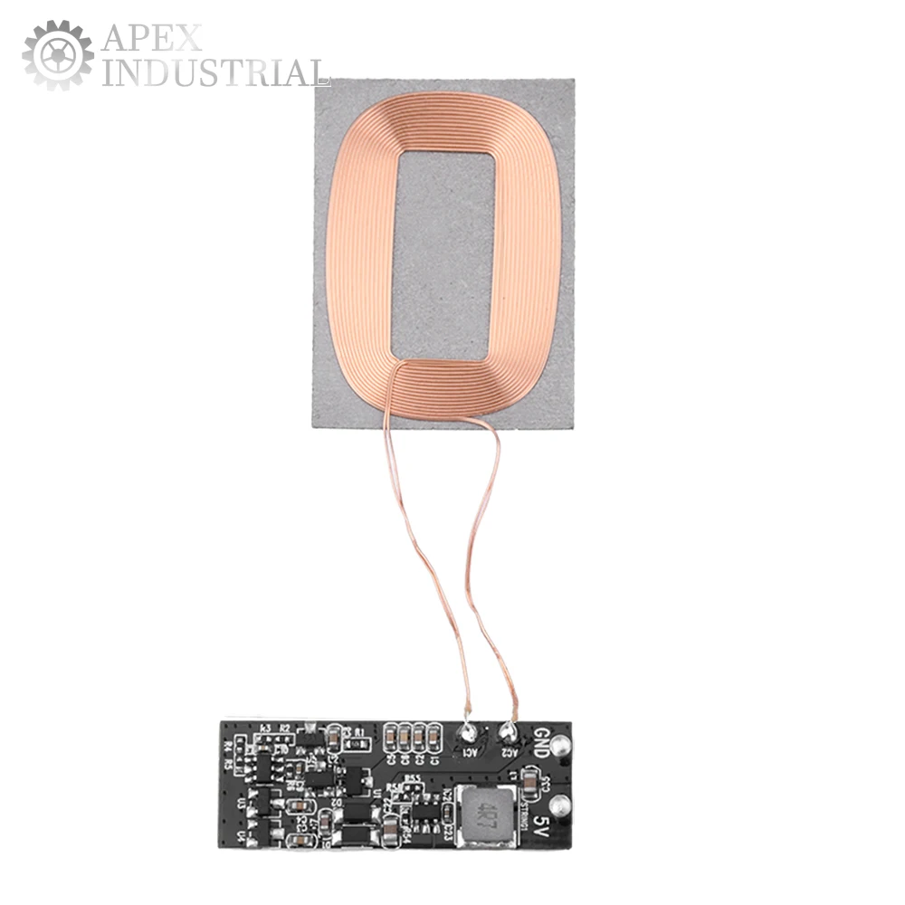 Modulo ricevitore caricabatterie wireless 3W 5W per telefono cellulare Android Modulo ricevitore caricabatterie wireless Scheda PCBA all'ingrosso e dropship