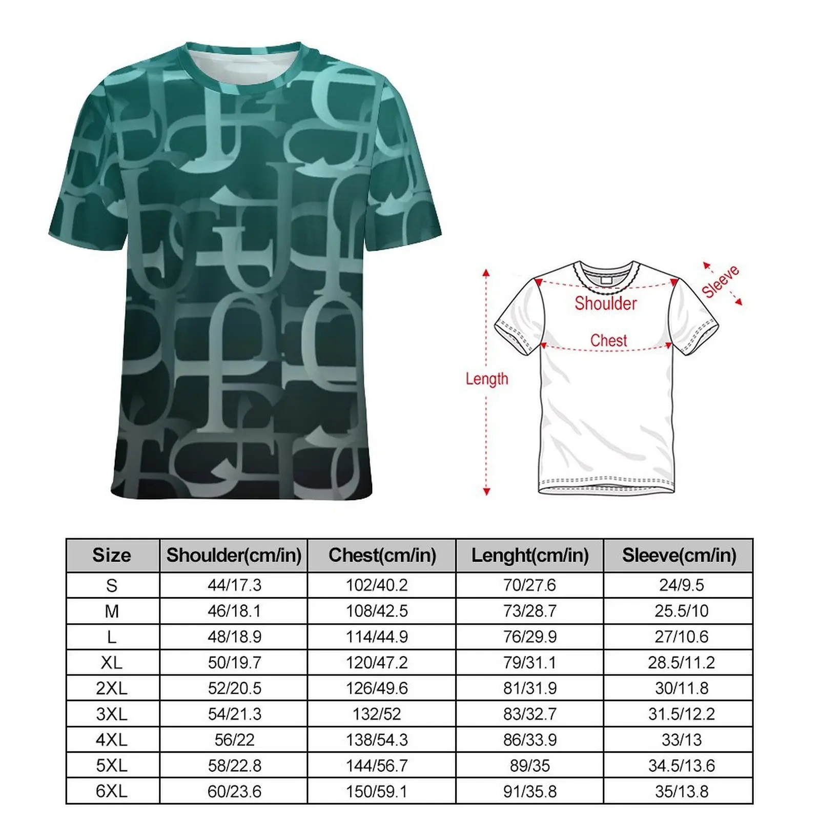 Abstract Letters T-Shirt Fun with Typography Popular T-Shirts Men Casual Tshirt Beach Short Sleeve Printed Tees Plus Size 6XL