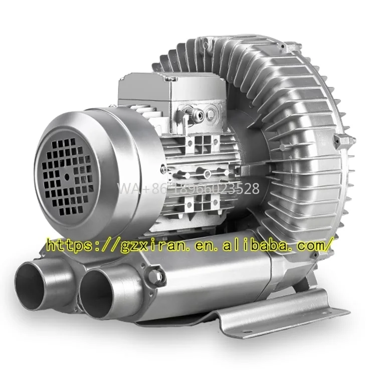 Промышленный вентилятор, аэрационный насос для рыбного пруда, 1,1 кВт, газовый насос с медным двигателем высокого давления, усиление кислорода, сильное всасывание