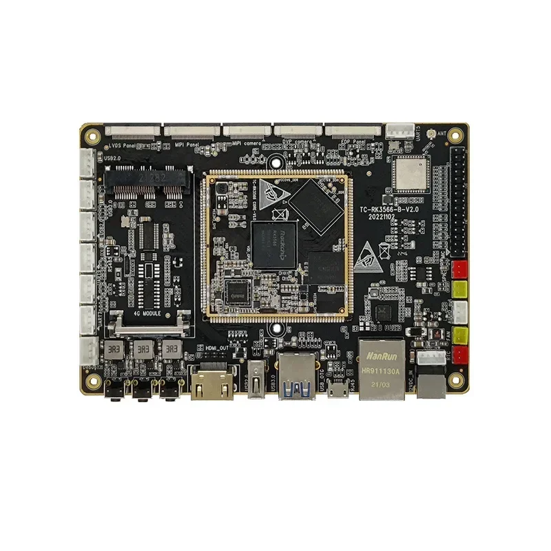 RK3566 Quad Core Embeeded linux Open Source Development Board