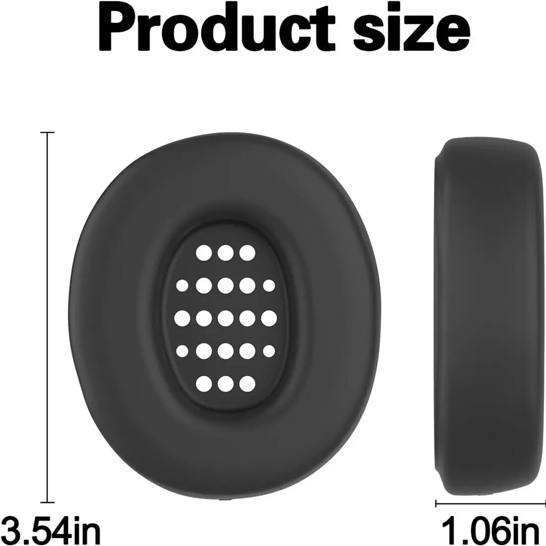 Silicone Earpad Covers Case for JBL Tune 770NC Headphones Ear Pads Cushions