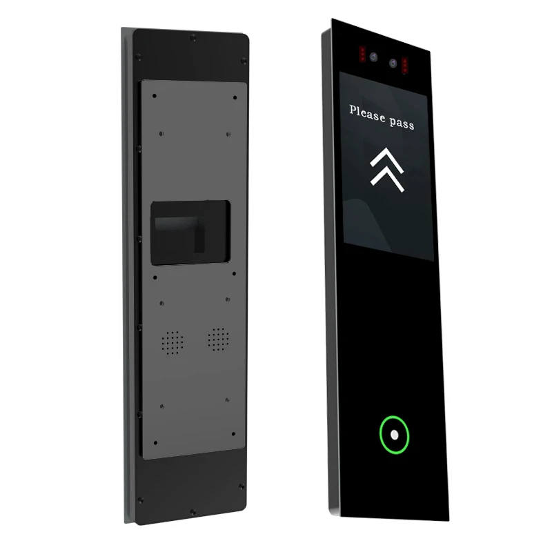 Perangkat Kontrol Akses Jaringan WiFi dengan Penglihatan Malam, Terminal Pengenalan Wajah, Kode QR, dan Pengenalan Vena Telapak Tangan untuk Lift, Akses Aman, Dukungan OEM