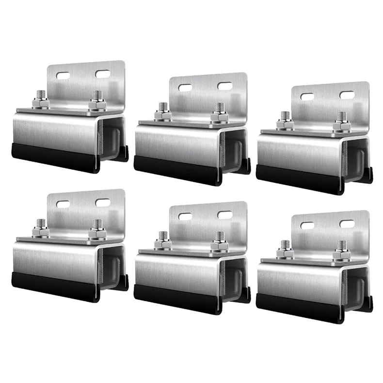 4/6Pcs Roof Rack Mount Kit Van Roof Rack Brackets RVs Photovoltaic Brackets 5.8*2.85*7cm Van Roof Rack Brackets Car Accessories image 3