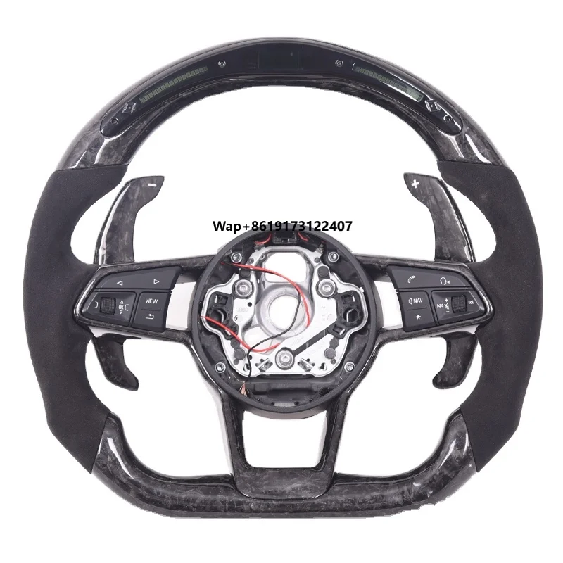 Carbon Fiber Car Steering Wheel with LED Lights