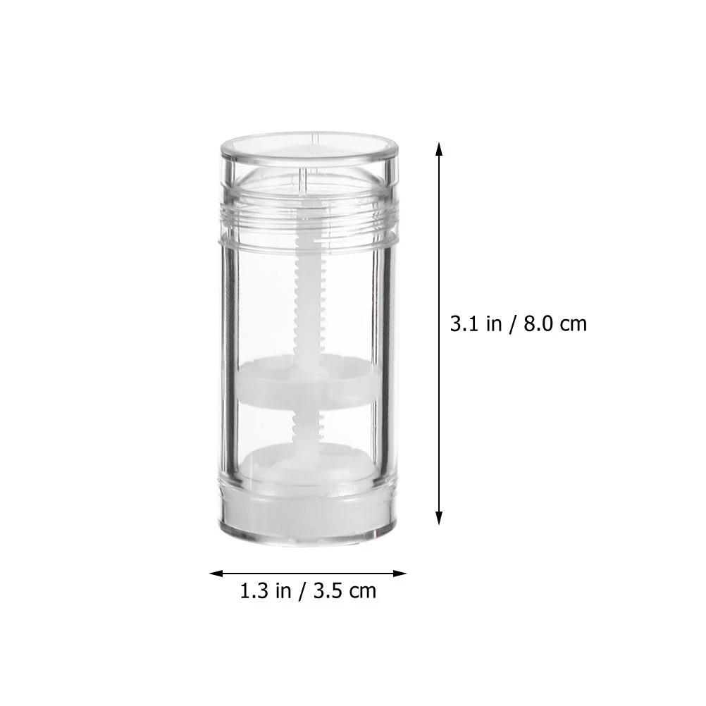 5 Pcs Deodorant Bottle Reusable Refillable Bottles Paste Dispenser Container Mini Size Empty Pp Sub