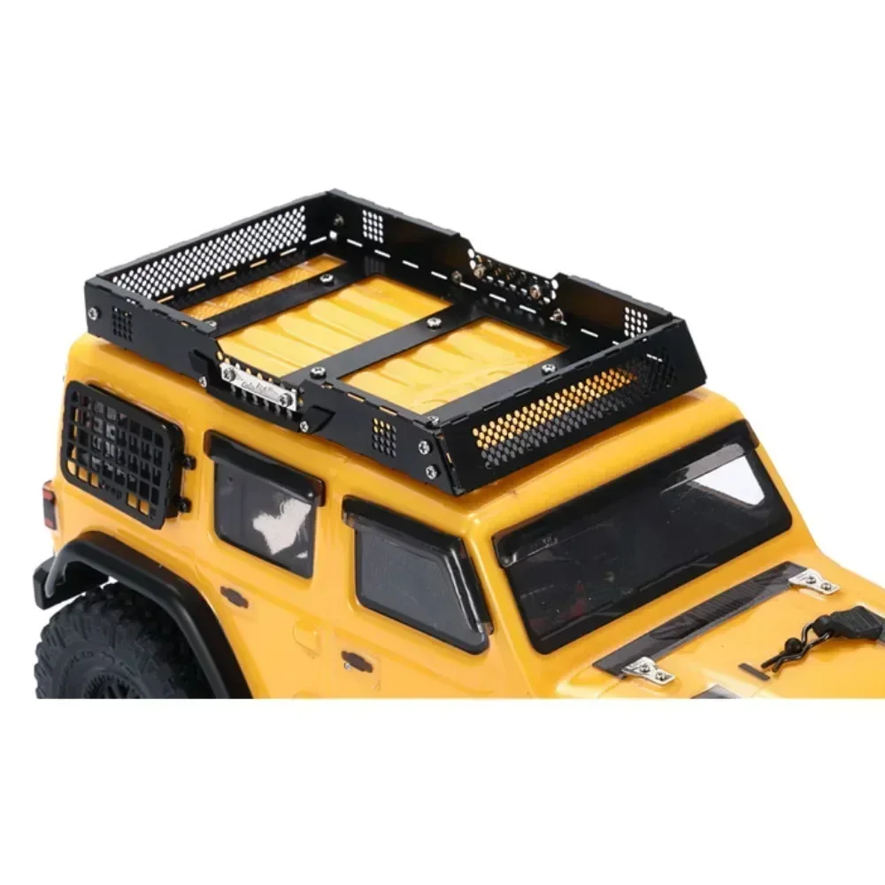 

Металлический багажник на крышу для 1/24 RC гусеничного автомобиля, осевой SCX24 AXI00002T1 AXI00002T2 2019 Je ep Wrangler JLU CRC