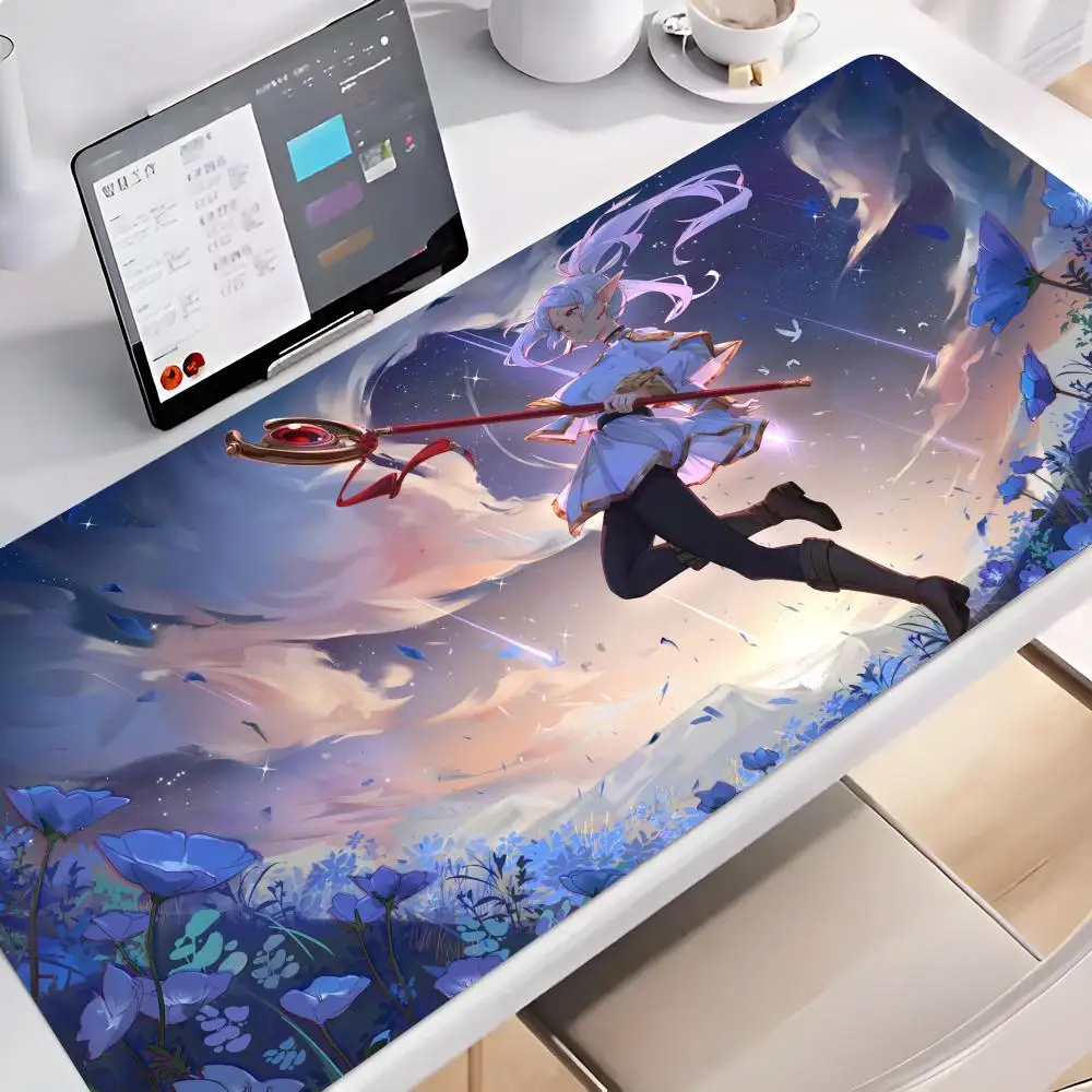 

Anime F-Frieren-S Mouse Pad Rubber Mat Laptop Xxl Mousepad Notebook Gamer Computer Table Gaming Accessories