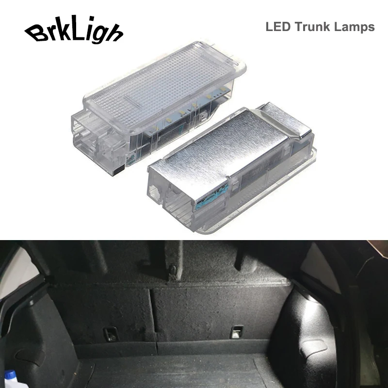 

2x For Peugeot 1007 206 207 306 307 308 3008 406 407 5008 607 806 LED Footwell Trunk Luggage Interior Light Glove Box Door Lamps