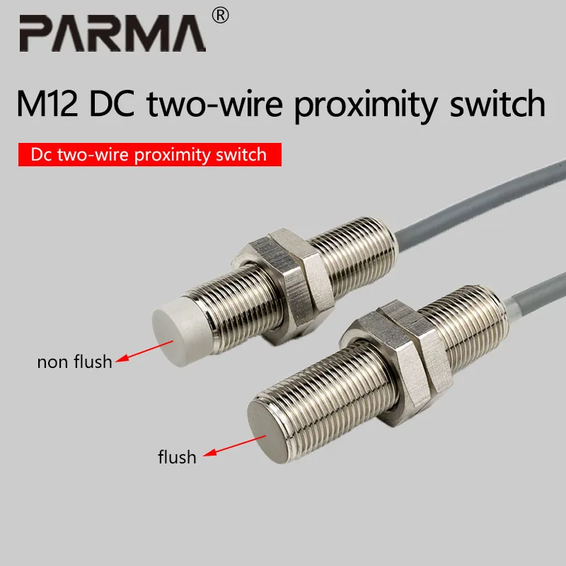 

M12 inductive proximity switch sensor, two-wire 24V normal DC DC12V metal detection switch sensor manufacturer