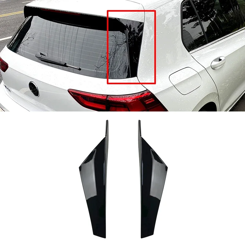 

2PCS Volkswagen Golf 8 MK8 External Tail Wing Cover Decoration Rear Window Side Spoiler Modification